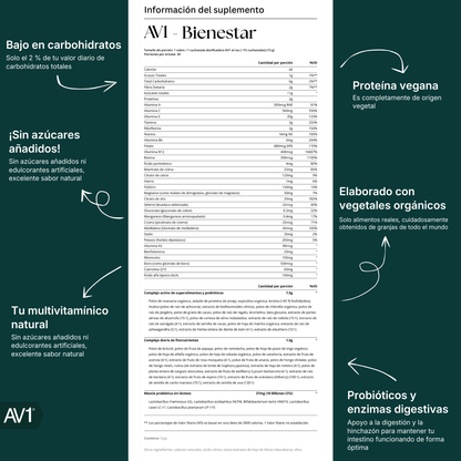 AV1 Super Greens — Nutrición diaria